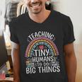 Kindergarten Teacher Tiny Humans Pre-School Teacher Men's V-Neck T-Shirt, funny gift Kindergarten Teacher Tiny Humans Pre-School Teacher Men's V-Neck T-Shirt, funny gift