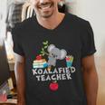 Koalafied Teacher Proud School Teacher Koala Cute T-Shirt Men's V-Neck T-Shirt, funny gift Koalafied Teacher Proud School Teacher Koala Cute T-Shirt Men's V-Neck T-Shirt, funny gift