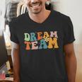 Last Day Of School Back To School Dream-Team Teacher Kids Men's V-Neck T-Shirt, funny gift Last Day Of School Back To School Dream-Team Teacher Kids Men's V-Neck T-Shirt, funny gift