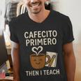 Latina Teacher Bilingual Educator Spanish Heritage Empower Men's V-Neck T-Shirt, funny gift