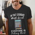 Legendary Math Coach Mathematics Calculator Math Teacher Men's V-Neck T-Shirt, funny gift Legendary Math Coach Mathematics Calculator Math Teacher Men's V-Neck T-Shirt, funny gift