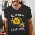 Let's Taco Bout Learning Back To School Teacher Kids Men's V-Neck T-Shirt, funny gift Let's Taco Bout Learning Back To School Teacher Kids Men's V-Neck T-Shirt, funny gift