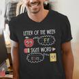 Letter Of The Week Ff Sight Word Teacher Squad Men's V-Neck T-Shirt, funny gift Letter Of The Week Ff Sight Word Teacher Squad Men's V-Neck T-Shirt, funny gift