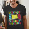Level Up Your Education Gaming Inspired Teacher Gamers Men's V-Neck T-Shirt, funny gift Level Up Your Education Gaming Inspired Teacher Gamers Men's V-Neck T-Shirt, funny gift