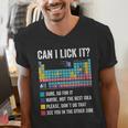 Can I Lick It Periodic Table Of Elements Science Teacher Men's V-Neck T-Shirt, Science Teacher Shirts, funny gift Can I Lick It Periodic Table Of Elements Science Teacher Men's V-Neck T-Shirt, Science Teacher Shirts, funny gift