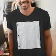 Lined Paper Notebook Halloween Costume For Students Teachers For Men Women Kids Men's V-Neck T-Shirt, funny gift