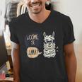 Llama Shirt English Teacher School Student ESL Joke Men's V-Neck T-Shirt, Esl Teacher Shirts, English Teacher Shirts, funny gift Llama Shirt English Teacher School Student ESL Joke Men's V-Neck T-Shirt, Esl Teacher Shirts, English Teacher Shirts, funny gift