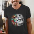 It Take Lots Of Sparkle To Be A Teacher With Sunflower Men's V-Neck T-Shirt, funny gift