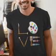 Love Art For Artist Art Teacher Men's V-Neck T-Shirt, funny gift Love Art For Artist Art Teacher Men's V-Neck T-Shirt, funny gift