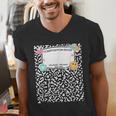 Matching Group Halloween Teacher Composition Book Notebook Men's V-Neck T-Shirt, funny gift Matching Group Halloween Teacher Composition Book Notebook Men's V-Neck T-Shirt, funny gift