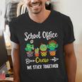 Matching Teacher Back To School School Office Crew Cactus Team School Office Squad Men's V-Neck T-Shirt, funny gift Matching Teacher Back To School School Office Crew Cactus Team School Office Squad Men's V-Neck T-Shirt, funny gift