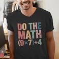 Do The Math 67 Meme Six Seven Teacher Men's V-Neck T-Shirt, funny gift