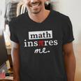 Math Inspires Me Spelled With Pi Day Teacher Men's V-Neck T-Shirt, funny gift Math Inspires Me Spelled With Pi Day Teacher Men's V-Neck T-Shirt, funny gift
