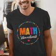 Math Interventionist Teacher Coach Squad Mathematics STEM Men's V-Neck T-Shirt, funny gift Math Interventionist Teacher Coach Squad Mathematics STEM Men's V-Neck T-Shirt, funny gift