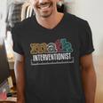 Math Interventionist Teacher Mathematics Men's V-Neck T-Shirt, funny gift Math Interventionist Teacher Mathematics Men's V-Neck T-Shirt, funny gift