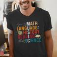Math Language History Reading Science Music Teacher Men's V-Neck T-Shirt, Science Teacher Shirts, History Teacher Shirts, funny gift Math Language History Reading Science Music Teacher Men's V-Neck T-Shirt, Science Teacher Shirts, History Teacher Shirts, funny gift