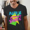 Math Is Radical Retro 80s Vintage Algebra Teacher Men's V-Neck T-Shirt, funny gift Math Is Radical Retro 80s Vintage Algebra Teacher Men's V-Neck T-Shirt, funny gift