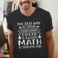 Math Teacher Christmas Mathematics Teacher Men's V-Neck T-Shirt, funny gift Math Teacher Christmas Mathematics Teacher Men's V-Neck T-Shirt, funny gift