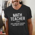 Math Teacher Definition Shirt Men Women Teacher Men's V-Neck T-Shirt, funny gift Math Teacher Definition Shirt Men Women Teacher Men's V-Neck T-Shirt, funny gift