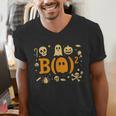 Math Teacher Ghost Shirt Cute Spooky Teacher Halloween Men's V-Neck T-Shirt, funny gift Math Teacher Ghost Shirt Cute Spooky Teacher Halloween Men's V-Neck T-Shirt, funny gift