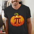 Math Teacher Halloween Costume Pumpkin Pi Pun Pie Men Men's V-Neck T-Shirt, funny gift Math Teacher Halloween Costume Pumpkin Pi Pun Pie Men Men's V-Neck T-Shirt, funny gift