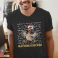 Mathemachicken Chicken Math Teacher Back To School Men's V-Neck T-Shirt, funny gift Mathemachicken Chicken Math Teacher Back To School Men's V-Neck T-Shirt, funny gift