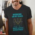 Mathletics Working On My Quads Algebra Math Teacher Men's V-Neck T-Shirt, funny gift Mathletics Working On My Quads Algebra Math Teacher Men's V-Neck T-Shirt, funny gift