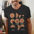 Maths Day Costume Idea Kids Teachers Pizza Slice Fraction Men's V-Neck T-Shirt, funny gift