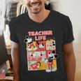 Mickey Mouse Teacher Life Men's V-Neck T-Shirt, funny gift Mickey Mouse Teacher Life Men's V-Neck T-Shirt, funny gift