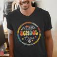 Middle School Crew Back To School For Teacher Men's V-Neck T-Shirt, funny gift Middle School Crew Back To School For Teacher Men's V-Neck T-Shirt, funny gift