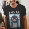 Mole Chemistry Chemist Student Science Teacher Men's V-Neck T-Shirt, Science Teacher Shirts, funny gift Mole Chemistry Chemist Student Science Teacher Men's V-Neck T-Shirt, Science Teacher Shirts, funny gift