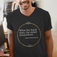 Montessori Children Grow In The Hands Of Teachers Men's V-Neck T-Shirt, funny gift