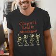 Montessori Creepin' It Real HALLOWEEN School Teacher Shirt Men's V-Neck T-Shirt, funny gift