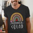 Multilingual Squad Multilingual Teacher Appreciation Kids Men's V-Neck T-Shirt, funny gift
