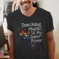 Music Teacher Men's V-Neck T-Shirt, funny gift Music Teacher Men's V-Neck T-Shirt, funny gift
