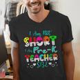I Am Not Short I Am Pre-K Teacher Size Teacher For Men Women Kids Men's V-Neck T-Shirt, funny gift