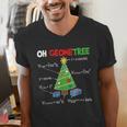 Oh Geometree Christmas Tree Geometry Math Teacher Men's V-Neck T-Shirt, funny gift Oh Geometree Christmas Tree Geometry Math Teacher Men's V-Neck T-Shirt, funny gift