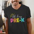 Oh Hey Pre-k Shirt Back To School Teachers Students Men's V-Neck T-Shirt, funny gift