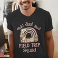 Oink Baa Moo Field Trip Squad Teacher Students Matching Men's V-Neck T-Shirt, funny gift Oink Baa Moo Field Trip Squad Teacher Students Matching Men's V-Neck T-Shirt, funny gift