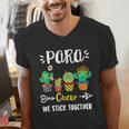 PARA Crew School Cactus Team PARA Teacher Squad For Men Women Kids Men's V-Neck T-Shirt, funny gift PARA Crew School Cactus Team PARA Teacher Squad For Men Women Kids Men's V-Neck T-Shirt, funny gift