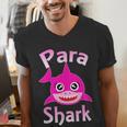 Para Shark Paraprofessional Female Teacher Men's V-Neck T-Shirt, funny gift Para Shark Paraprofessional Female Teacher Men's V-Neck T-Shirt, funny gift