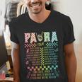 Para Tour Paraprofessional Squad Rock Teacher Back To School Men's V-Neck T-Shirt, funny gift Para Tour Paraprofessional Squad Rock Teacher Back To School Men's V-Neck T-Shirt, funny gift