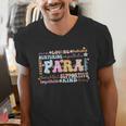 Paraprofessional Back To School Paraeducator Para Teacher Men's V-Neck T-Shirt, funny gift
