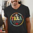 Paras Make It Possible Paraprofessional Teacher Assistant Men's V-Neck T-Shirt, funny gift Paras Make It Possible Paraprofessional Teacher Assistant Men's V-Neck T-Shirt, funny gift