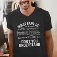 What Part Of Don't You Understand Math Teacher Men's V-Neck T-Shirt, funny gift What Part Of Don't You Understand Math Teacher Men's V-Neck T-Shirt, funny gift