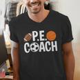 PE Gym Teacher Quotes School Class Instructor And Coach Men's V-Neck T-Shirt, Pe Teacher Shirts, funny gift