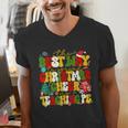 PE Teacher Christmas Holiday Men's V-Neck T-Shirt, Pe Teacher Shirts, funny gift PE Teacher Christmas Holiday Men's V-Neck T-Shirt, Pe Teacher Shirts, funny gift