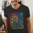 PE Teacher Phys Ed Tie Dye Physical Education Appreciation Men's V-Neck T-Shirt, Pe Teacher Shirts, funny gift PE Teacher Phys Ed Tie Dye Physical Education Appreciation Men's V-Neck T-Shirt, Pe Teacher Shirts, funny gift