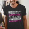 PE Teacher Shirt Physical Education Teacher Men's V-Neck T-Shirt, Pe Teacher Shirts, funny gift PE Teacher Shirt Physical Education Teacher Men's V-Neck T-Shirt, Pe Teacher Shirts, funny gift