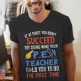PE Teacher Succeed Sport Teacher School Fitness Gym Class Men Women Men's V-Neck T-Shirt, Pe Teacher Shirts, funny gift PE Teacher Succeed Sport Teacher School Fitness Gym Class Men Women Men's V-Neck T-Shirt, Pe Teacher Shirts, funny gift